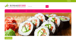 Desktop Screenshot of komakisushi.com
