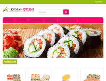 Tablet Screenshot of komakisushi.com
